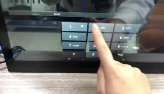 Elc 15.6 および 10.1 インチウォールマウント容量性タッチ Rk3568 WiFi Android 11 デュアルスクリーン広告 LCD ディスプレイ画面